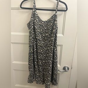 Old Navy Leopard Peplum Dress